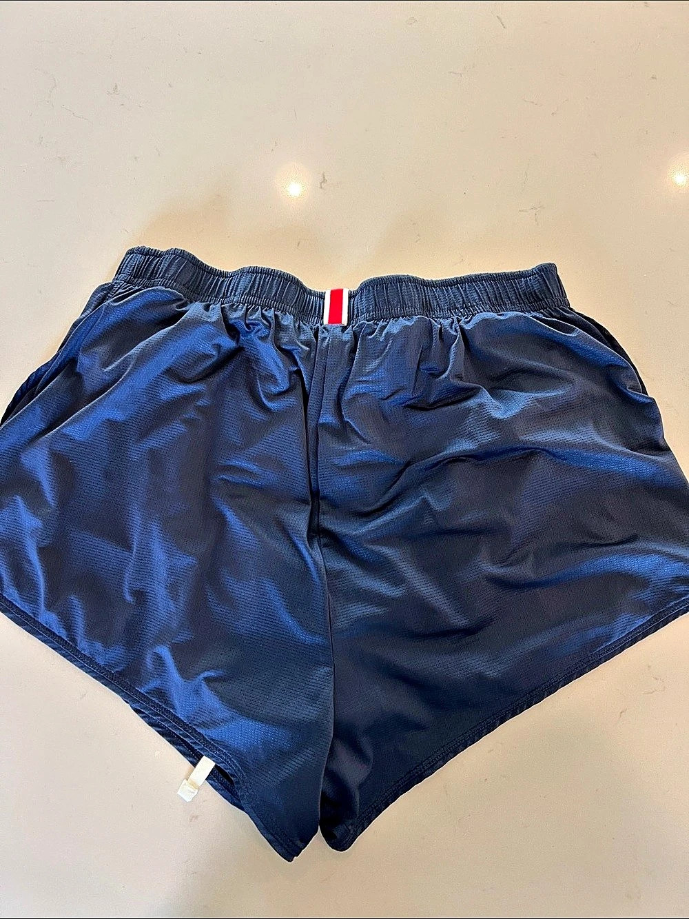 Tracksmith Women's Twilight Split Shorts Athletic Shorts Navy Large